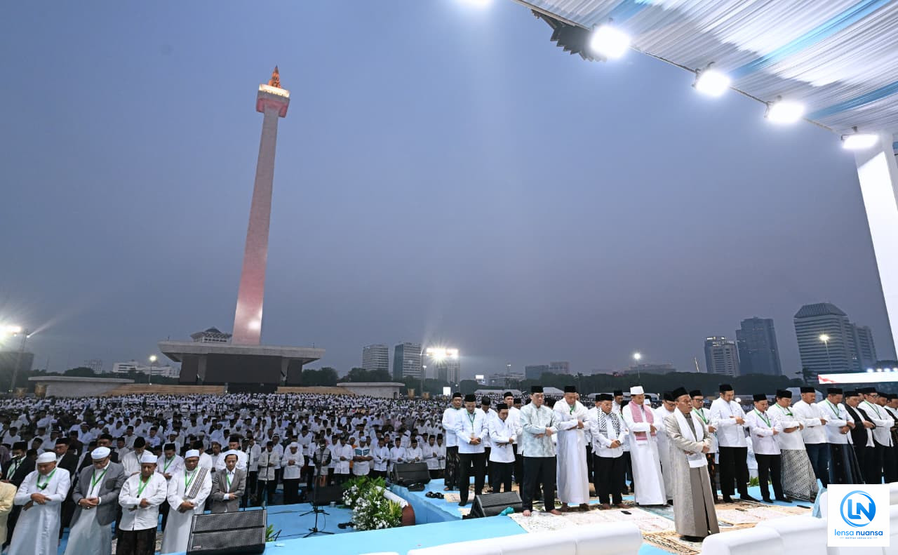 Lebih dari 100.000 Jemaah Hadiri Zikir dan Doa Kebangsaan di Monas, Pembuka HUT ke-81 RI