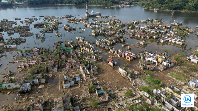 'Kampung Hantu' Muncul di Bendungan Karian Lebak, Bekas Permukiman Kembali Terlihat akibat Kemarau Ekstrem