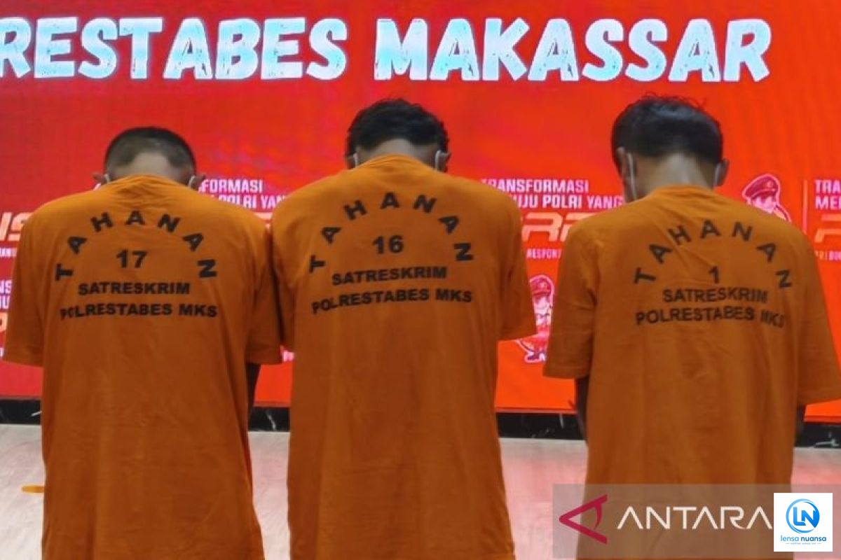 Tiga Tersangka Kasus Anak 2 Tahun Dijadikan Jaminan Arisan Online di Makassar, Terancam 12 Tahun Penjara