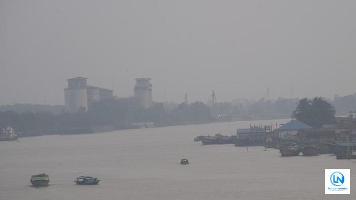 Kabut Asap Selimuti Palembang, Kualitas Udara Masuk Kategori Tidak Sehat Akibat Karhutla