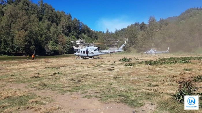 Dua Helikopter Dikerahkan untuk Water Bombing, Karhutla Kaldera Bromo Hanguskan 120 Hektare Lahan