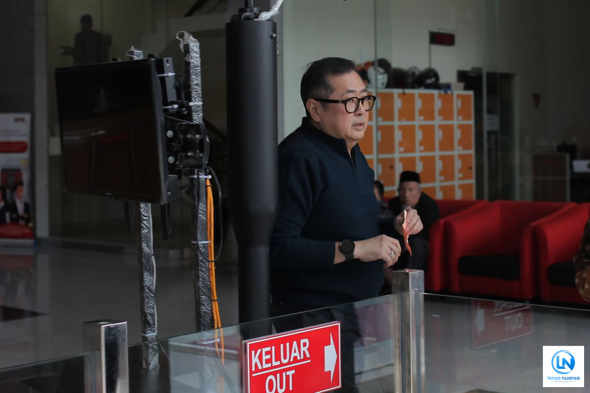 Diperiksa KPK Empat Jam, Rudy Tanoe Pilih Bungkam soal Kasus Dugaan Korupsi Bansos Beras