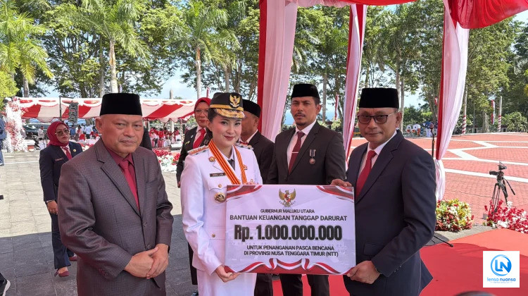 Jarak Bukan Alasan, Maluku Utara Kirim Bantuan Rp1 Miliar untuk Warga Terdampak Bencana NTT