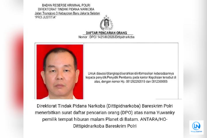 Pemilik HH Club Planet 3.0 Batam Jadi Tersangka Bandar Narkoba, Diburu Bareskrim dan Interpol
