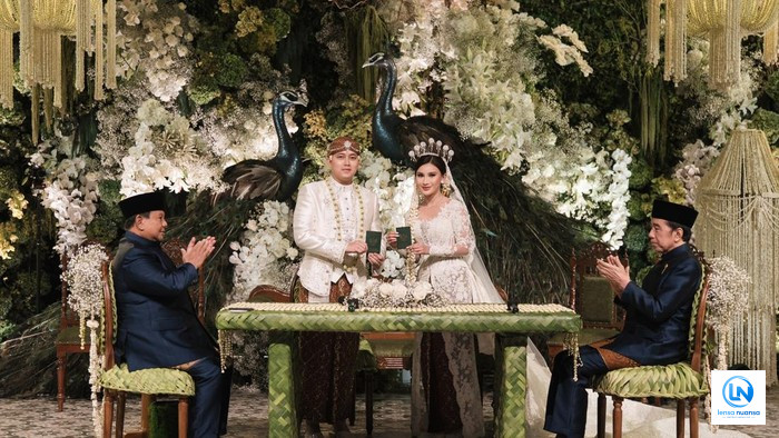 Prabowo dan Jokowi Jadi Saksi Akad Nikah Sespri Prabowo Rizky Irmansyah di JCC