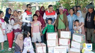 Pertamina Perkuat Bantuan untuk Korban Gempa Flores, Sediakan Logistik hingga Trauma Healing Anak