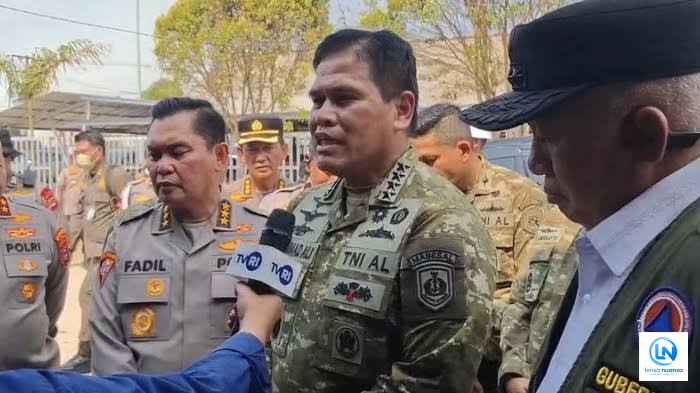 Tinjau Langsung Karhutla Banjarbaru, KSAL Sebut Kondisi Lapangan Tak Separah Kabar Viral