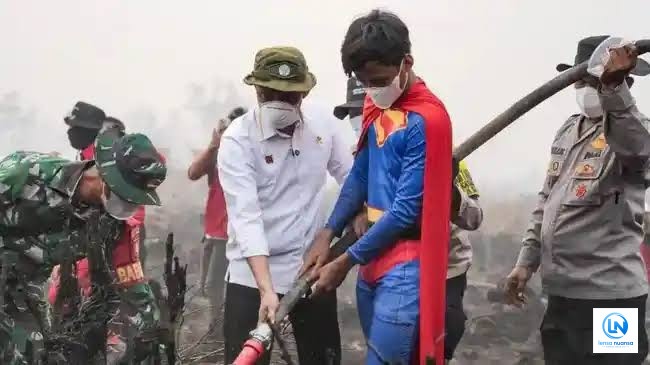 Rudiansyah, “Superman” Muda di Balik Perjuangan Relawan Padamkan Karhutla Kalteng