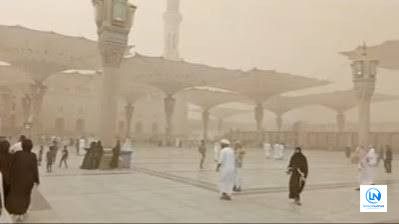 Badai Pasir Terjang Masjid Nabawi, Debu Pekat Bikin Jarak Pandang Menurun Drastis