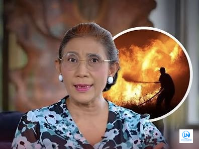 Susi Pudjiastuti Tolak Karhutla Kalimantan Disebut Semata karena El Nino: “Stop Narasi”