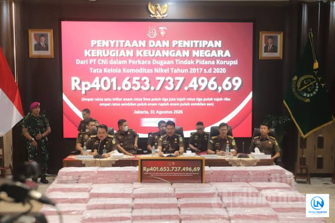 Kejagung Sita Rp401,65 Miliar dari PT CNI Terkait Dugaan Korupsi Tata Kelola Nikel di Sultra