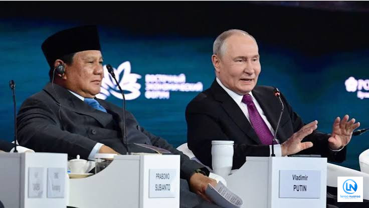 Prabowo Jadi Tamu Kehormatan Putin di Vladivostok, Rusia Sebut Indonesia Mitra Kunci Asia-Pasifik