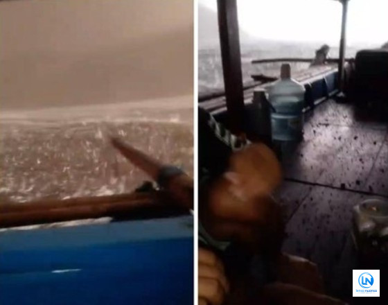 Detik-detik Gunung Anak Krakatau Erupsi, Nelayan Saksikan Semburan Material dari Laut