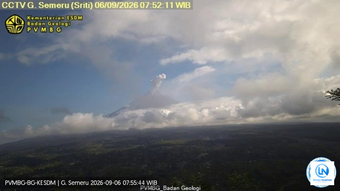 Gunung Semeru Erupsi Lagi, Kolom Letusan Capai 1.000 Meter di Atas Puncak Mahameru