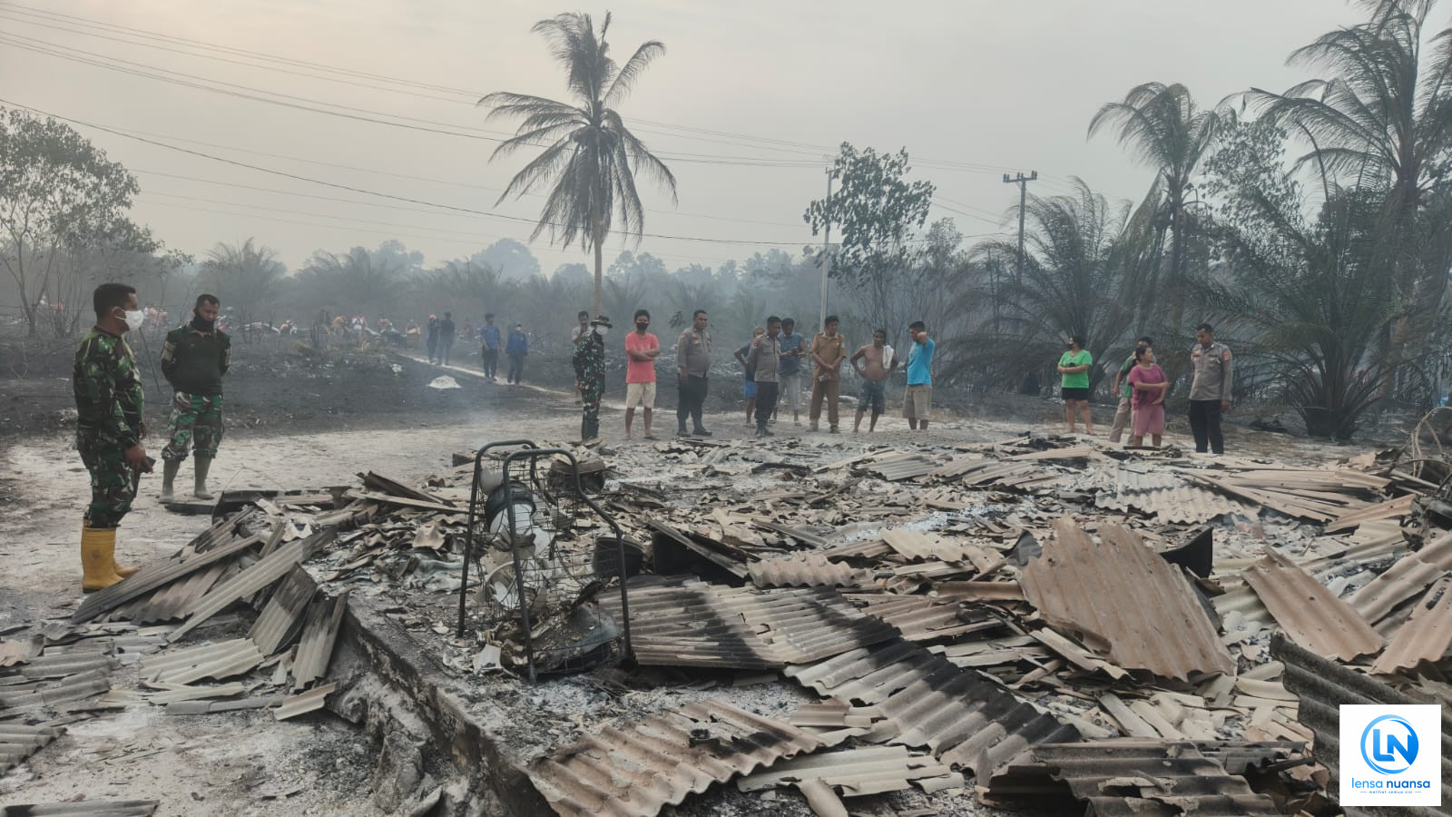 Karhutla di Bangka Merembet ke Permukiman, Dua Rumah Terbakar dan Uang Rp10 Juta Hangus