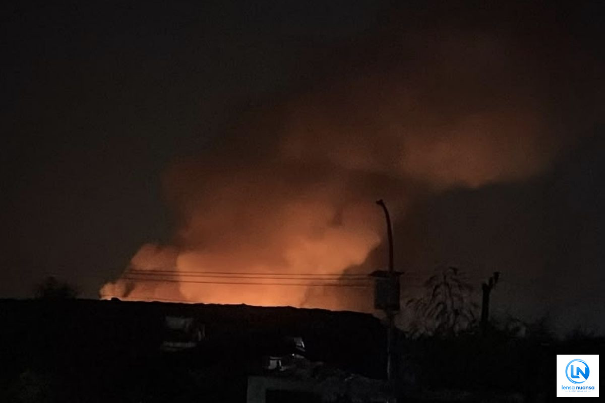 TPA Galuga Bogor Terbakar Hebat, Api Diduga Berawal dari Lahan Kering Warga